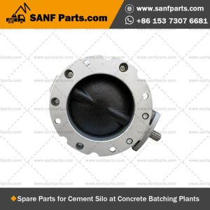 dust butterfly valve for Cement Silo at Concrete Batching Plants