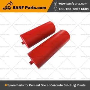 conveyor roller for belt conveyor for concrete batching plant