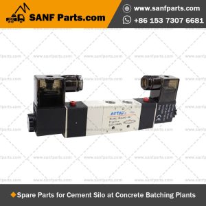 solenoid valve for electronic components at concrete batching plant